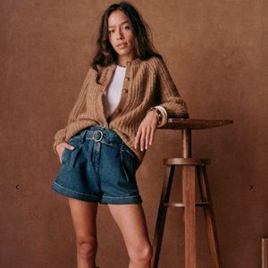 Sezane Rome Shorts Denim FR36